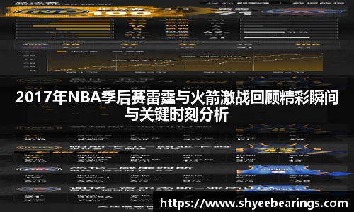 2017年NBA季后赛雷霆与火箭激战回顾精彩瞬间与关键时刻分析