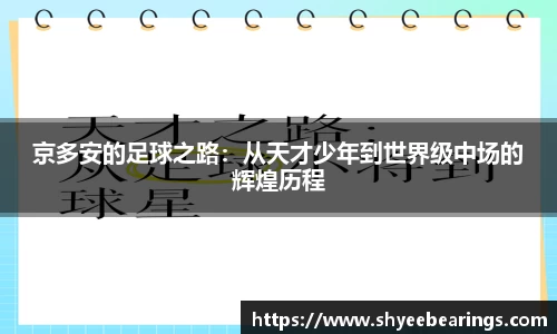 京多安的足球之路：从天才少年到世界级中场的辉煌历程